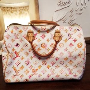 Louis Vuitton 35 Watercolor Aquarelle Speedy